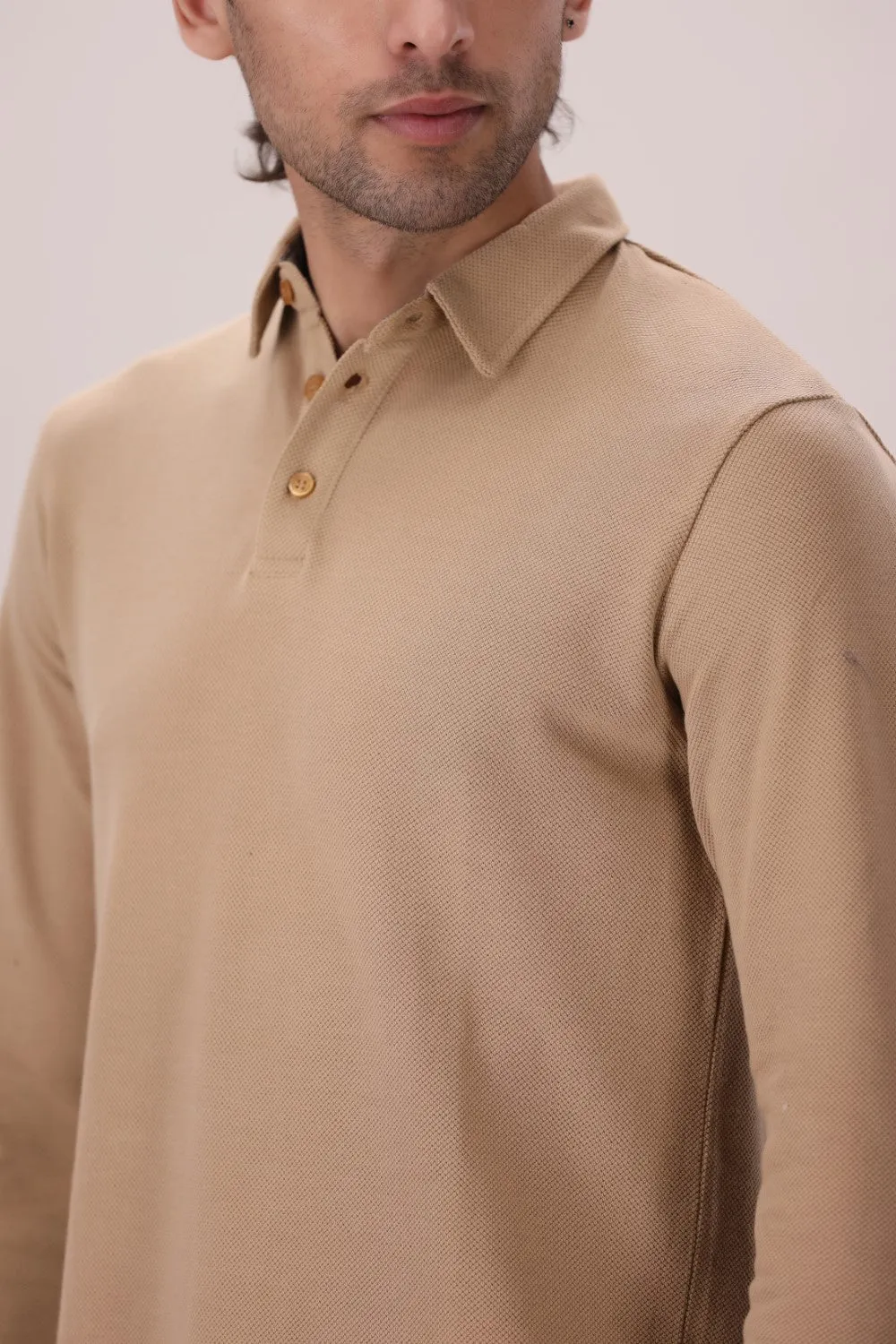 Beige Polo Shirt
