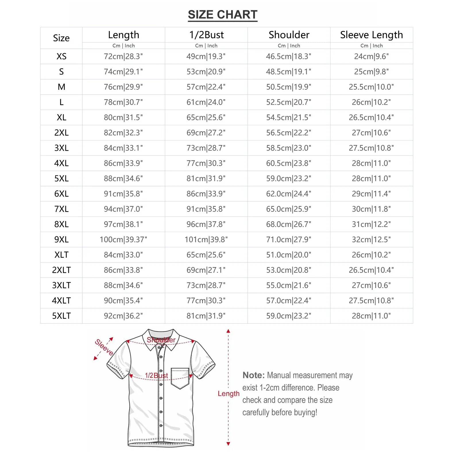 Men's Fashion Trendy Music Element Printed Casual Short-Sleeved Shirt