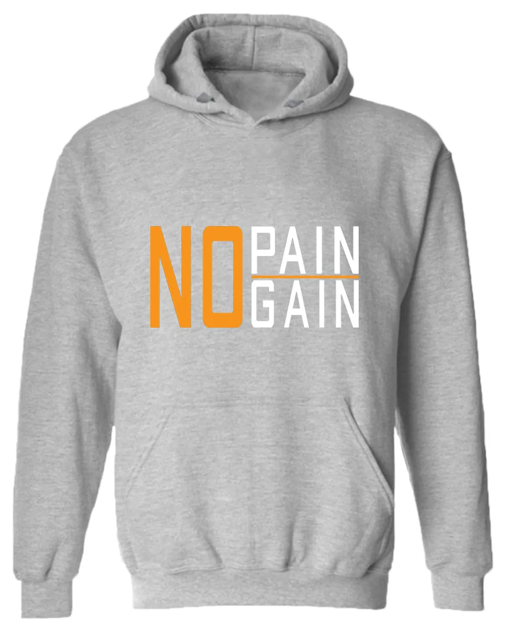 No pain No gain hoodie, motivational hoodie, inspirational hoodies, casual hoodies