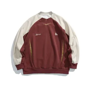 Raglan Sleeve Casual Sweatshirt