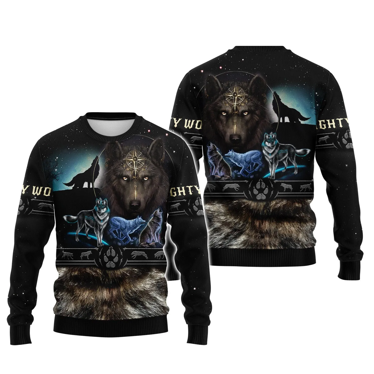 Wolf Tattoo 3D All Print Shirts